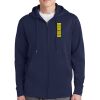 Run169 Sport Wick ® Fleece Full Zip Hooded Jacket Thumbnail