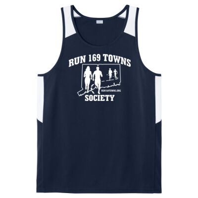*NEW - Adult Navy and White Tank Thumbnail
